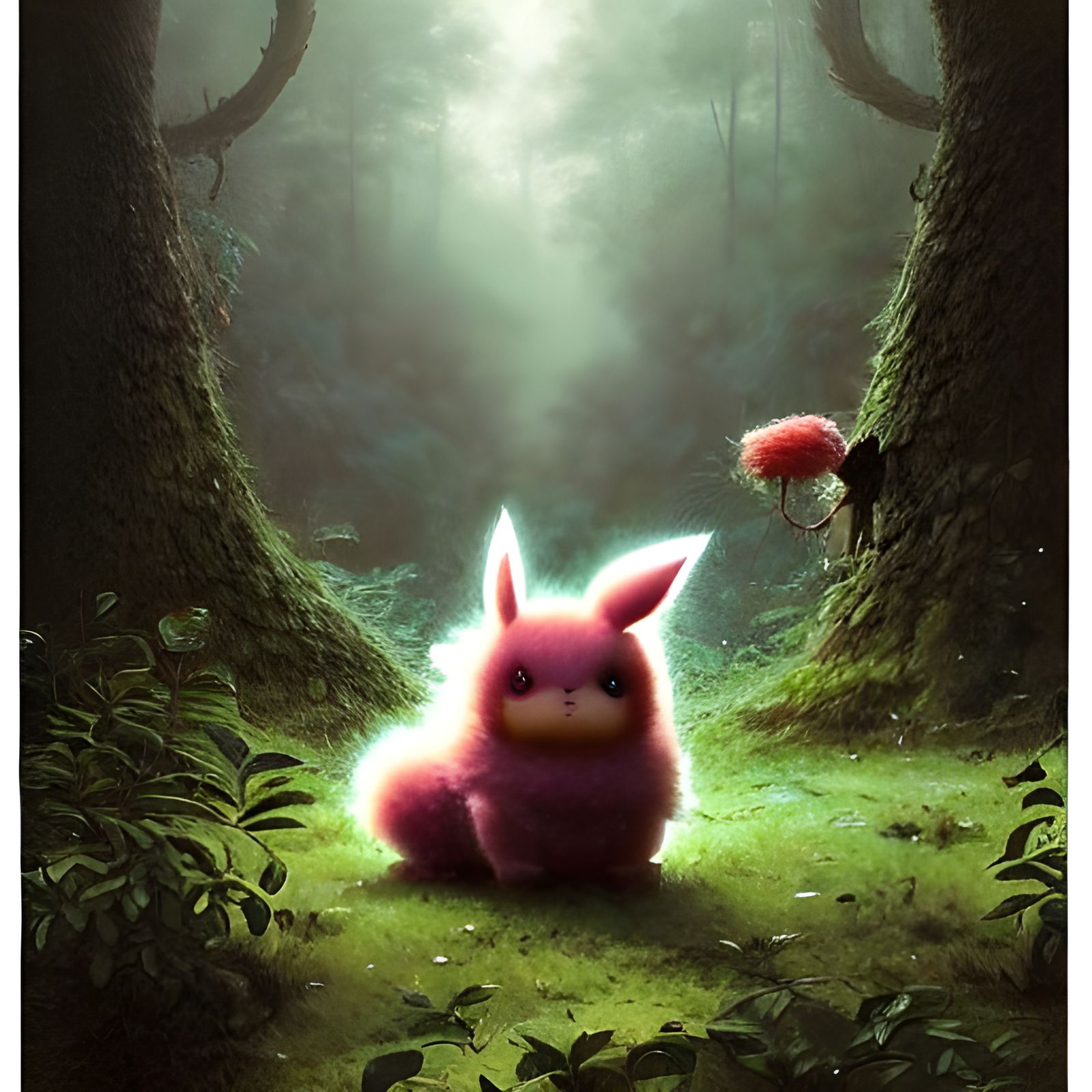 Fluffy bunny Pokémon