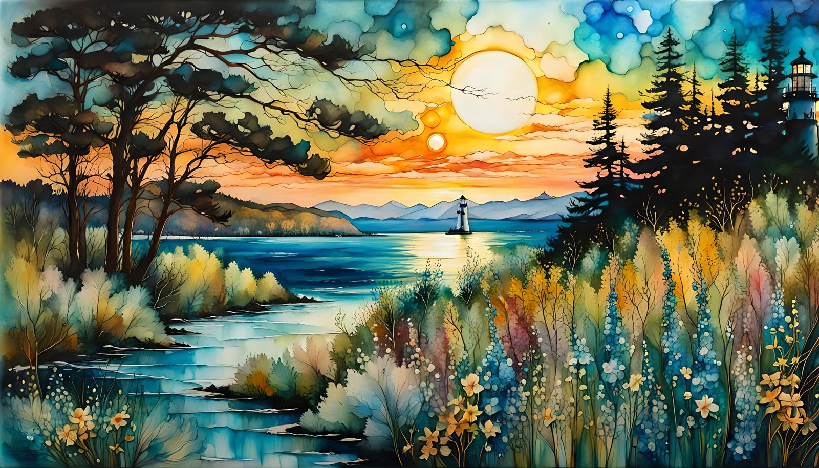 The Lighthouse in the Bay