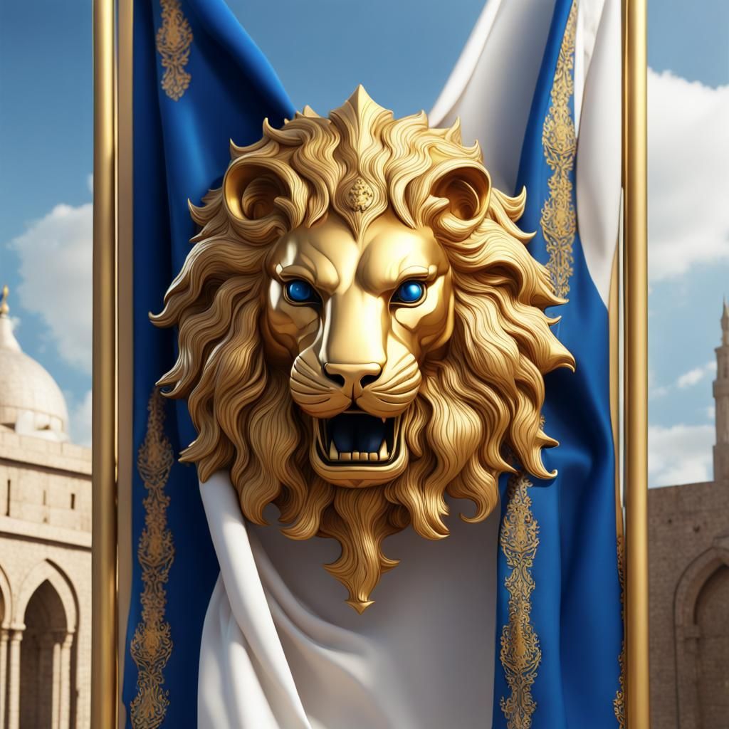 Golden Lion Flag: Kingdom of Jerusalem Concept Art