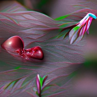 Delicate Bleeding Heart Flowers in Bloom