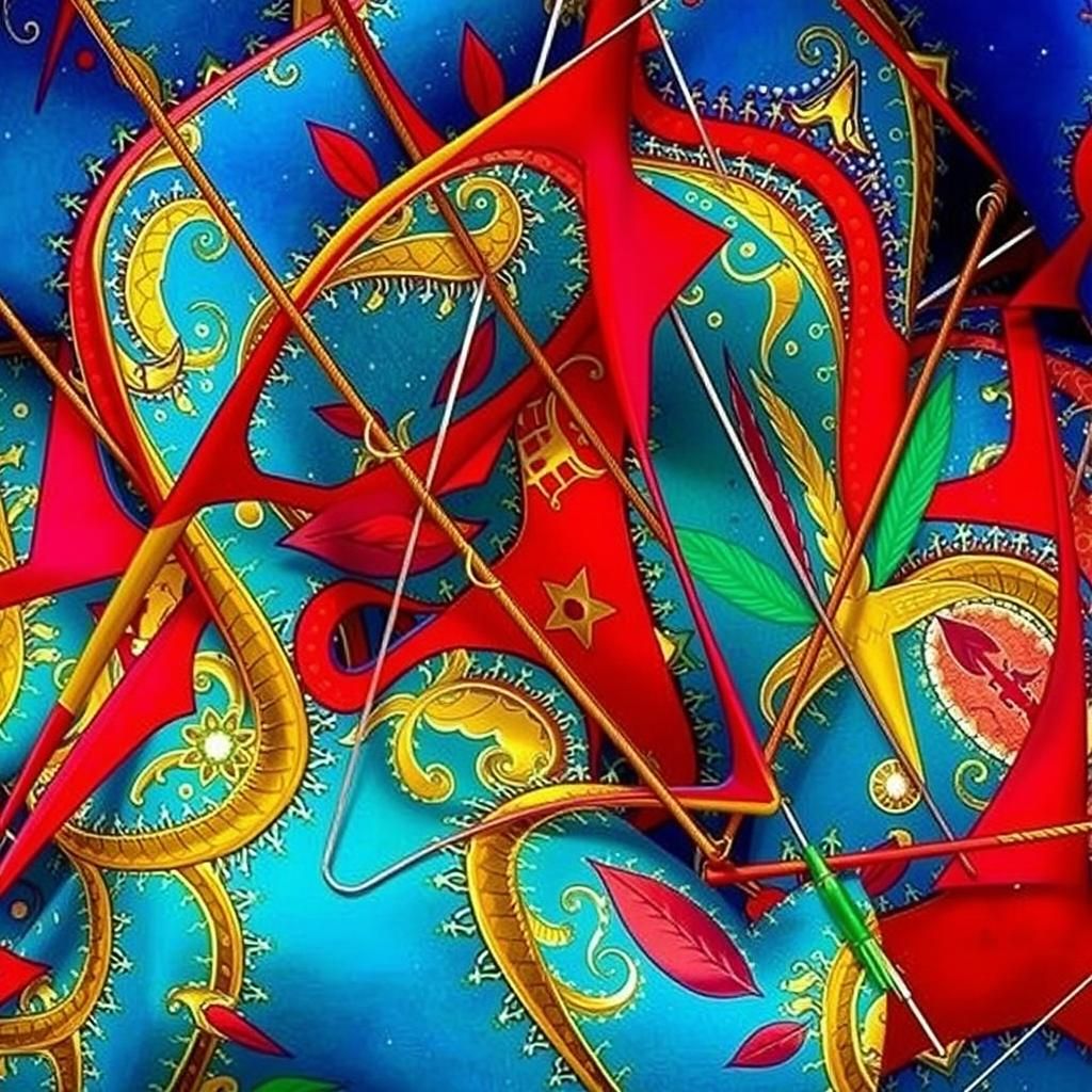 Intriguing Abstract Design Generated by AI