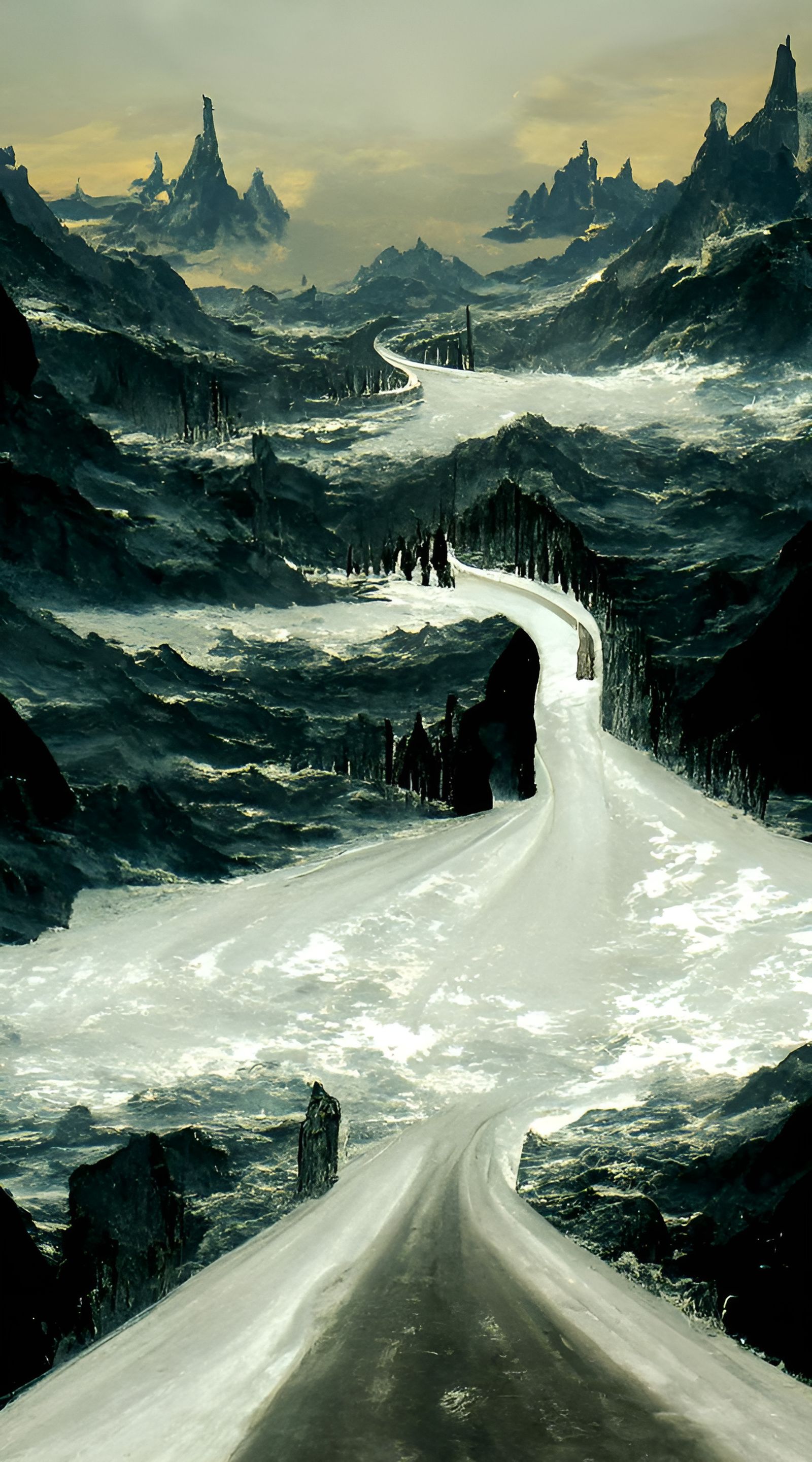 AI Interpretation of The Narrow Road to the Deep North