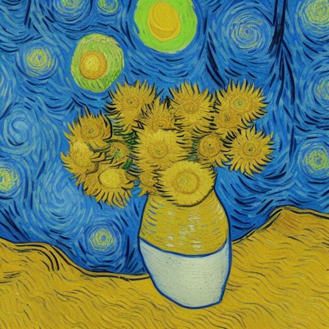 Landscape in Post-Impressionistic Style