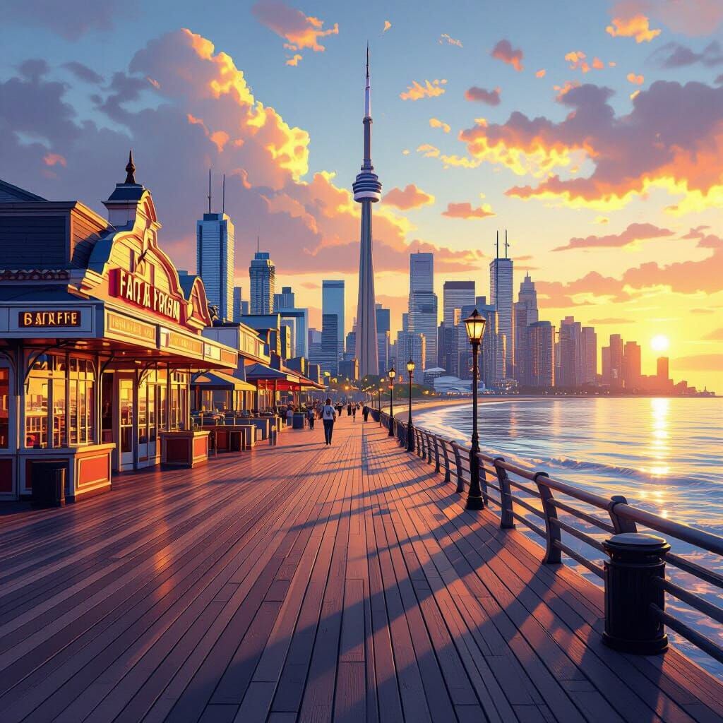 Beautiful City Views of Far Rockaway and Toronto