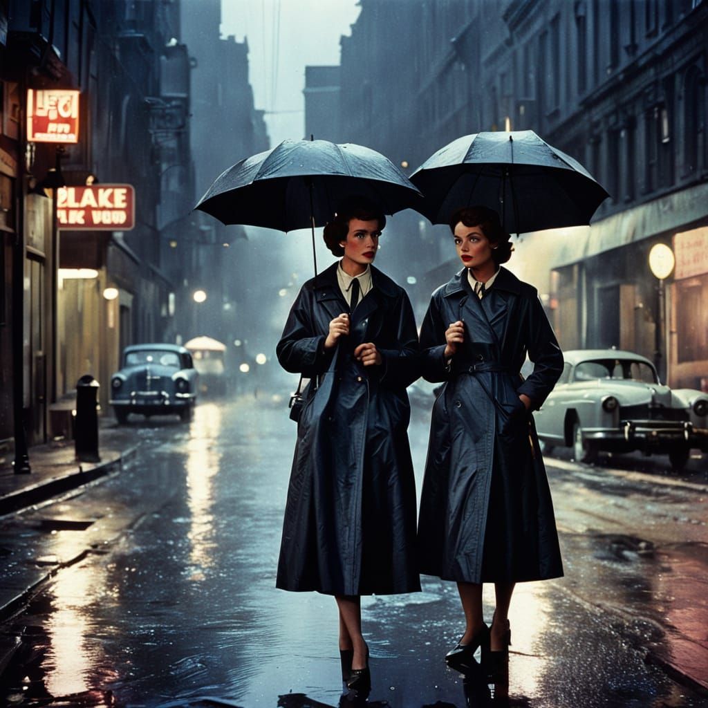 Lesbian Spies in Rainy City: A Film Noir Romance