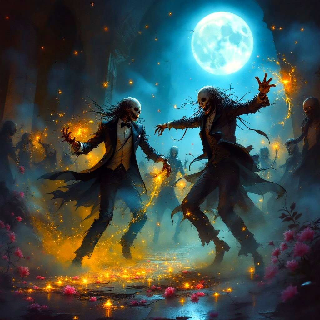 Zombie Prom Night with Wuxia Flair