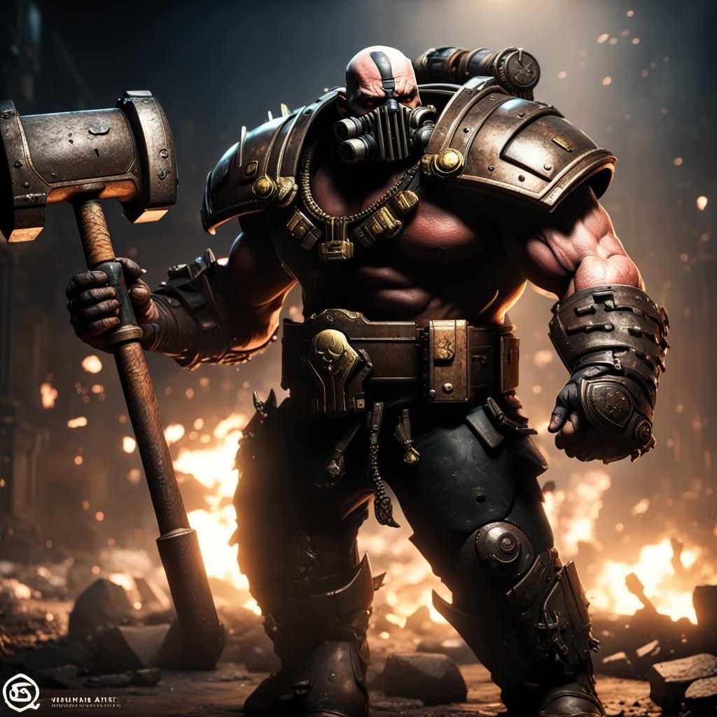 Bane as Chaos Space Marine in 3D