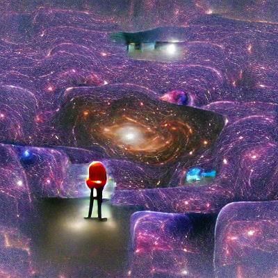 Alone in the Universe: An AI Interpretation