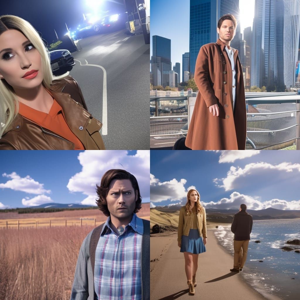 Sam From Supernatural: AI Interpretation