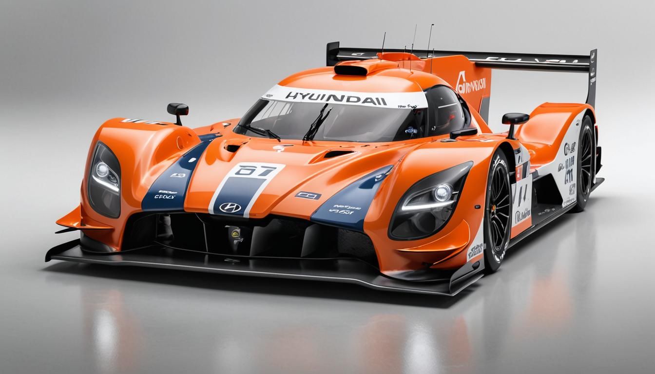 Hyundai Vision GT Le Mans Car in Studio