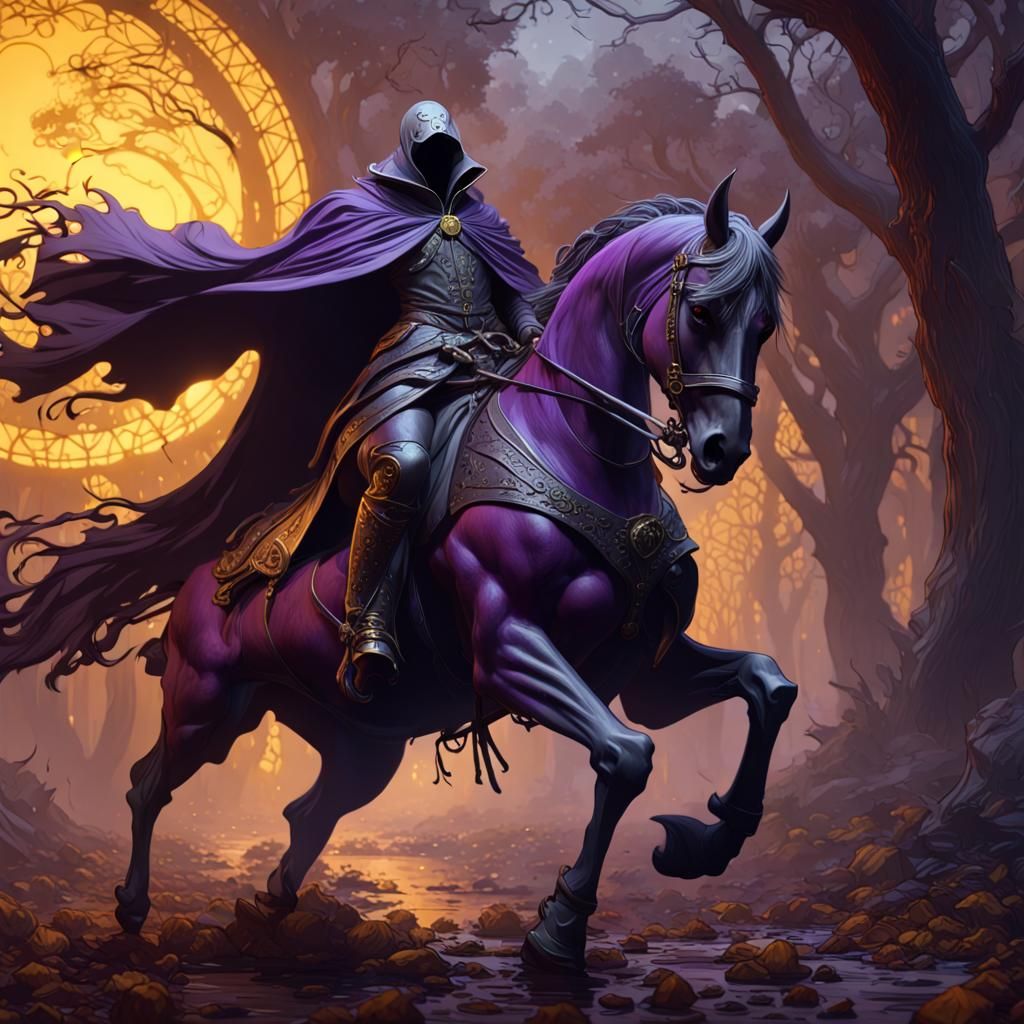 Headless Horseman: Dark Fantasy Concept Art