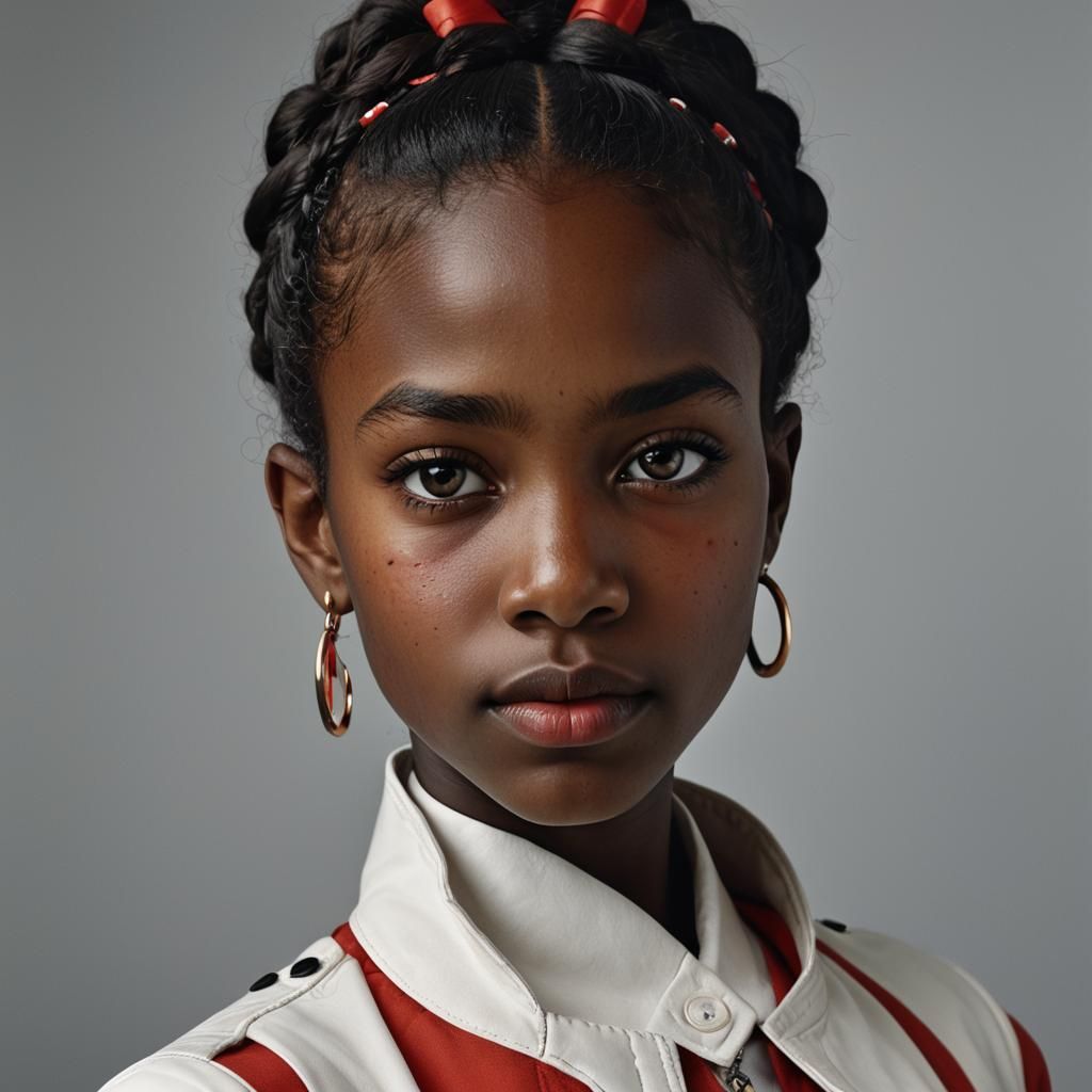 beautiful black young girl