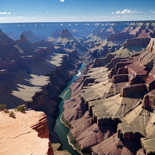 AI Generated Image of The Grand Canyon