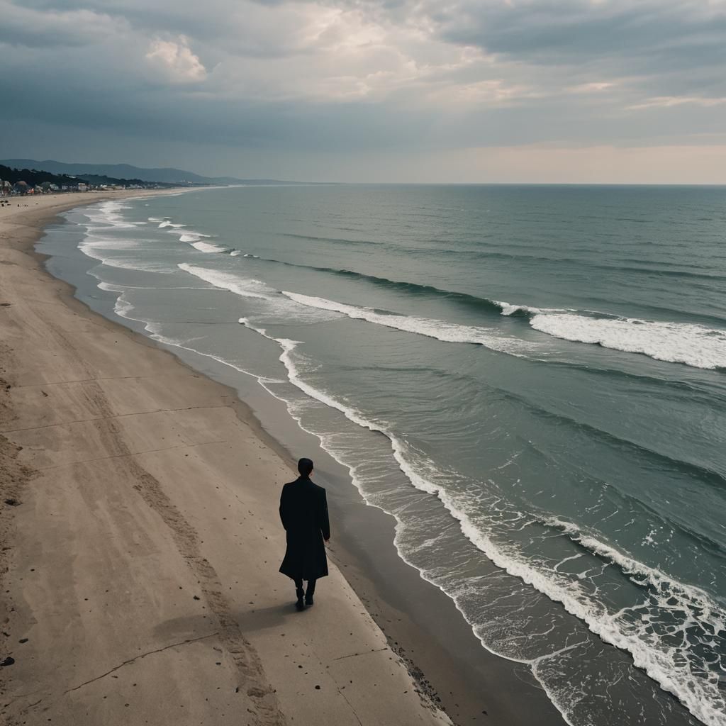 Seaside Boulevard: A Serene Walk into the Horizon