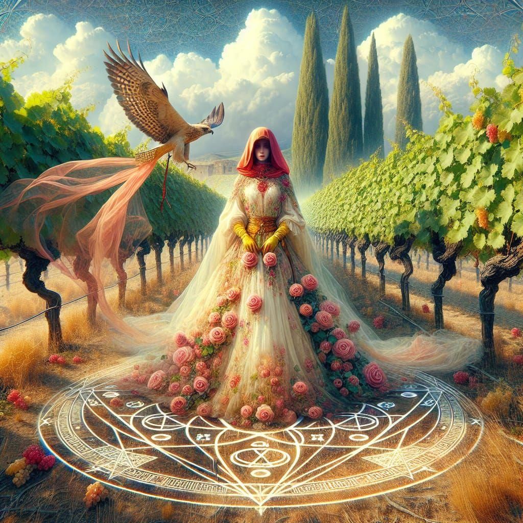 Nine of Pentacles, Tarot