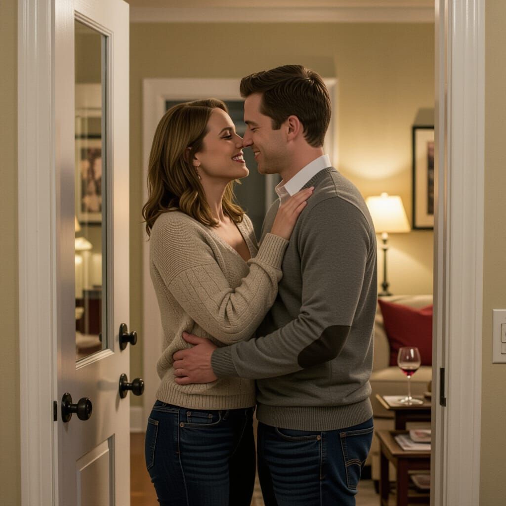 Romantic Kiss in Dreamy Ethereal Style