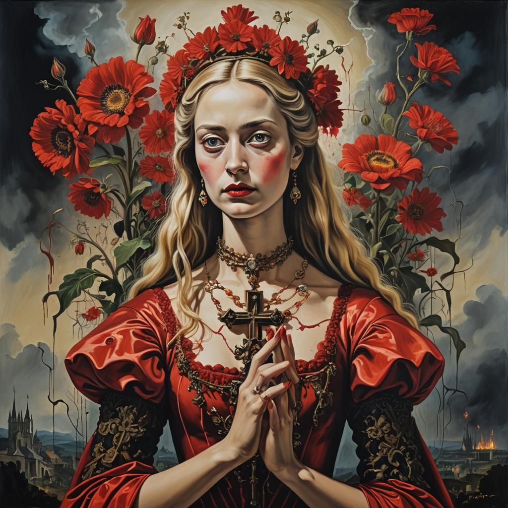 Marguerite of Valois: Surreal Renaissance Portrait