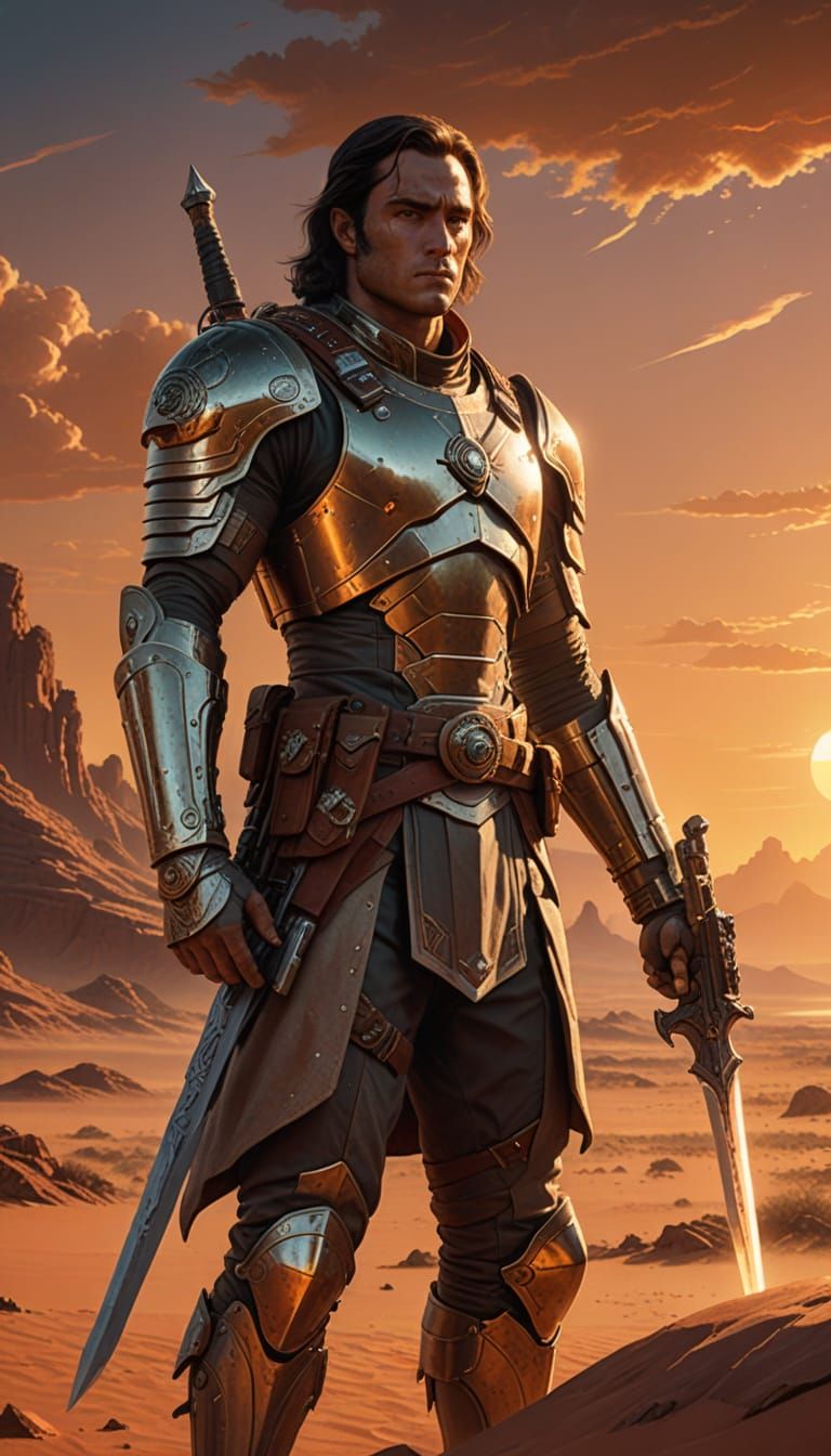 Mars Warlord in Red Sands