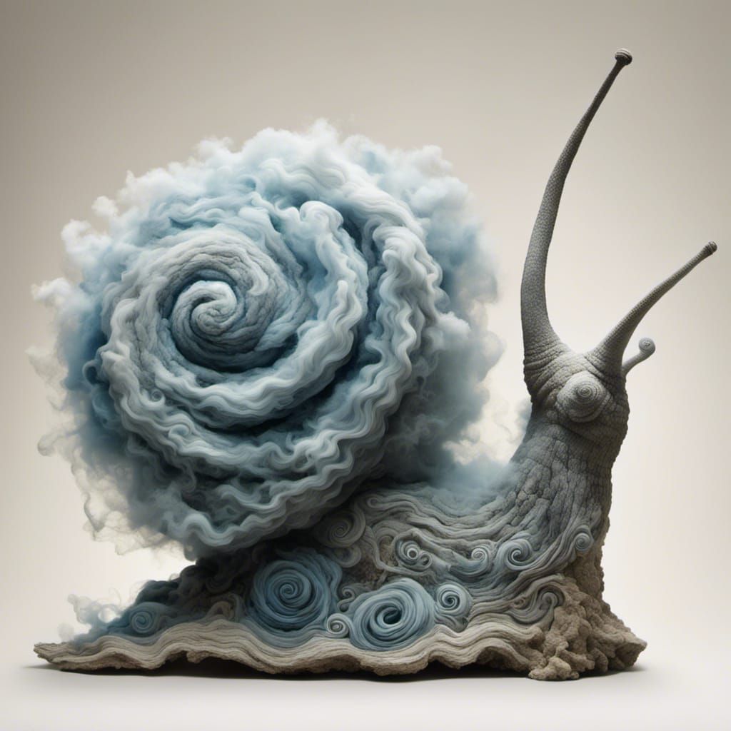 Cloud Snail Close-Up
