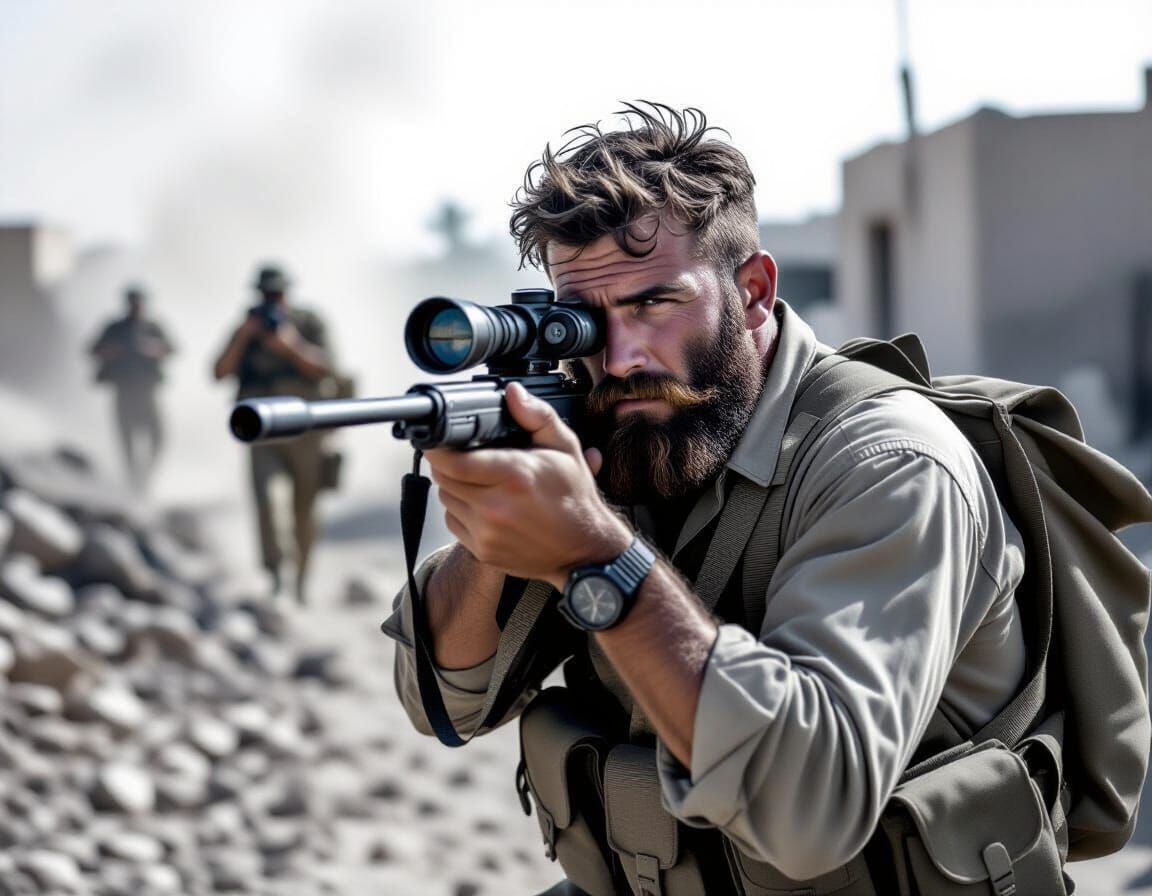 War Photographer in Combat Zone: 1950s Style