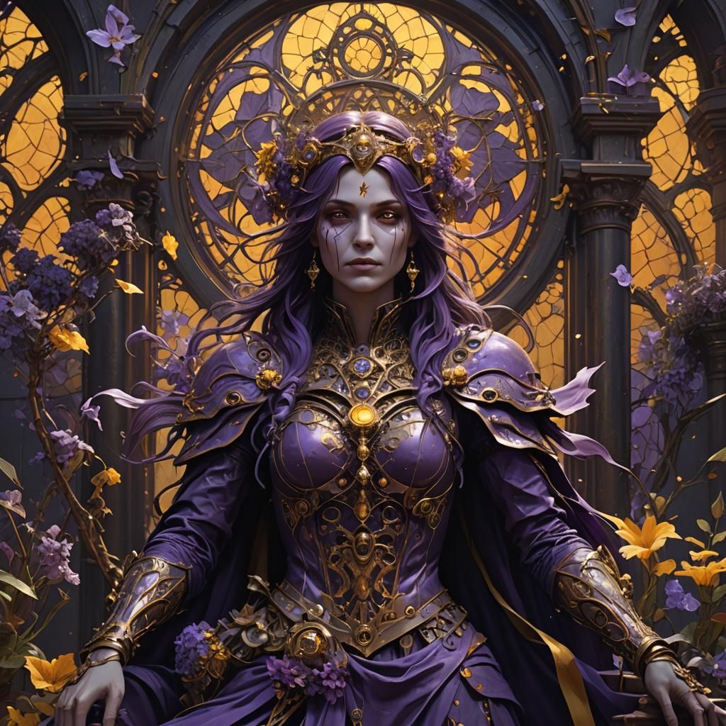 Dark Fantasy Art with Volumetric Lighting