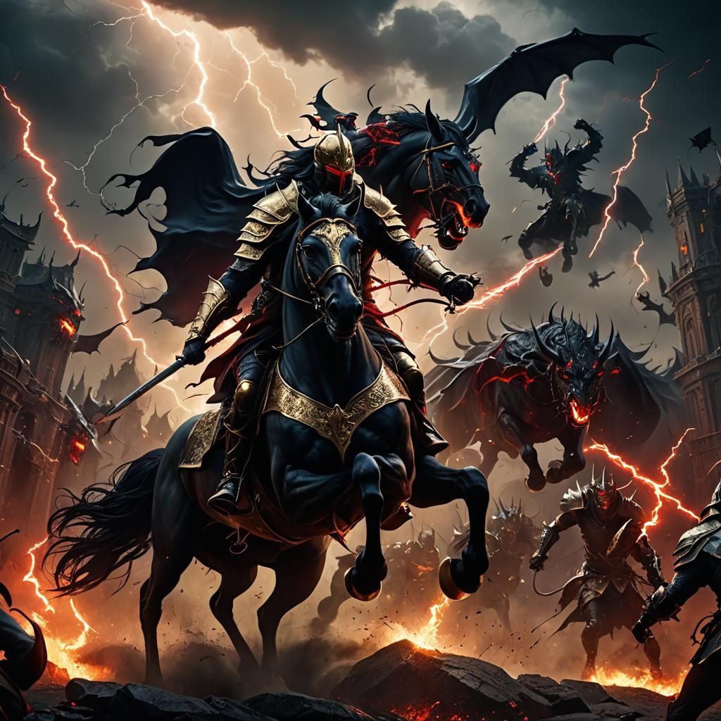 Knight vs Demons: 80s Dark Fantasy Horror