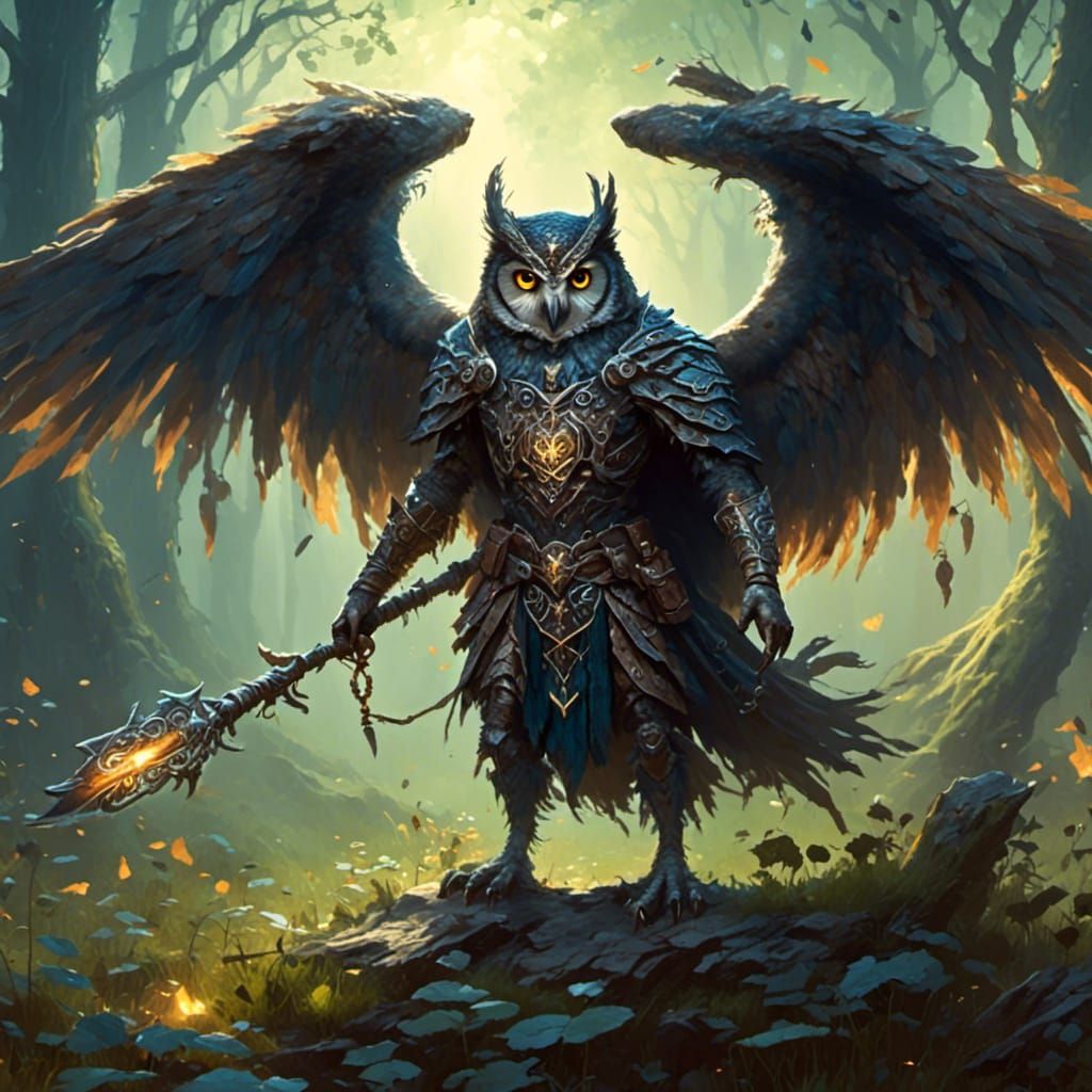 Owl-like Humanoid Noble Character
