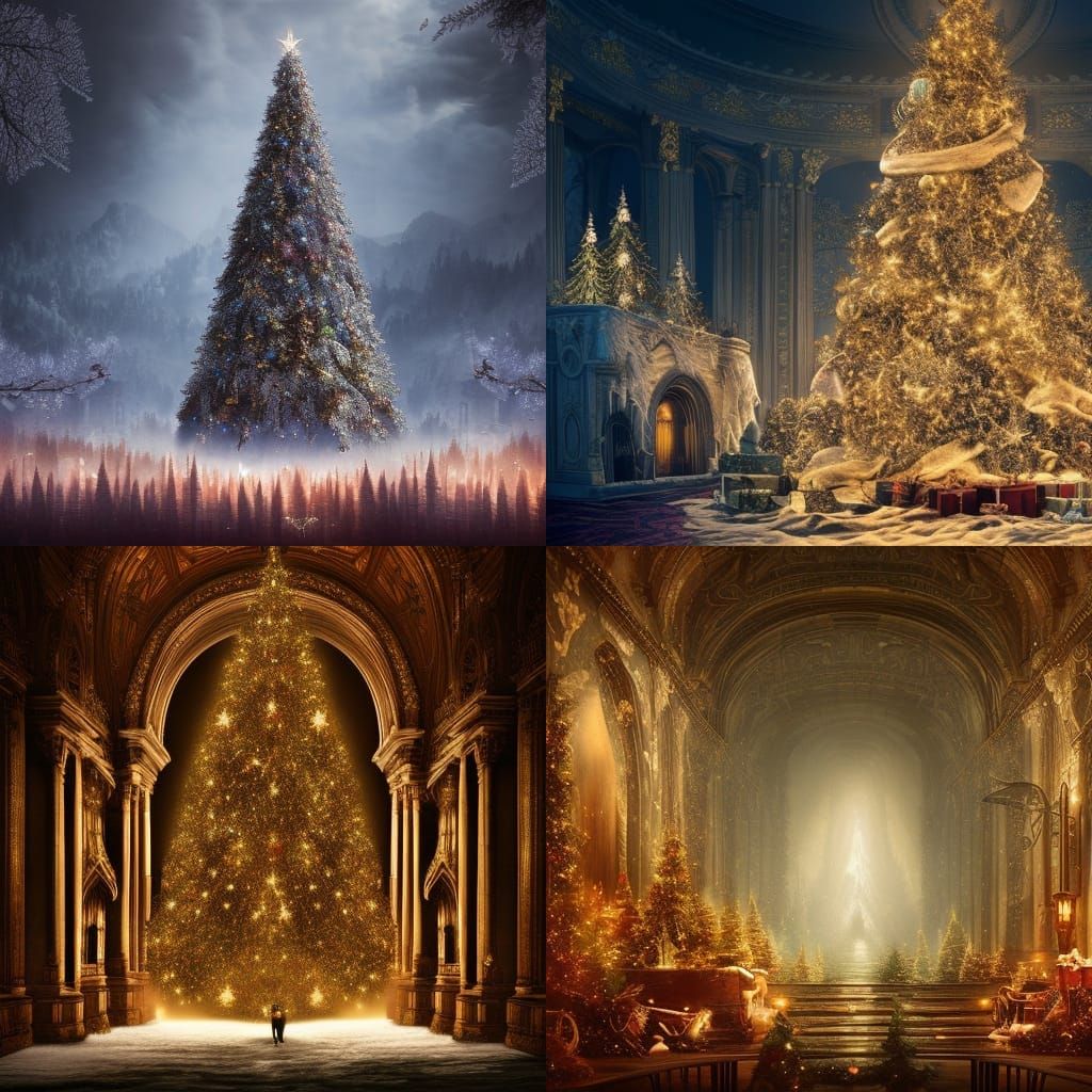 Epic Christmas Tree: Digital Matte Painting
