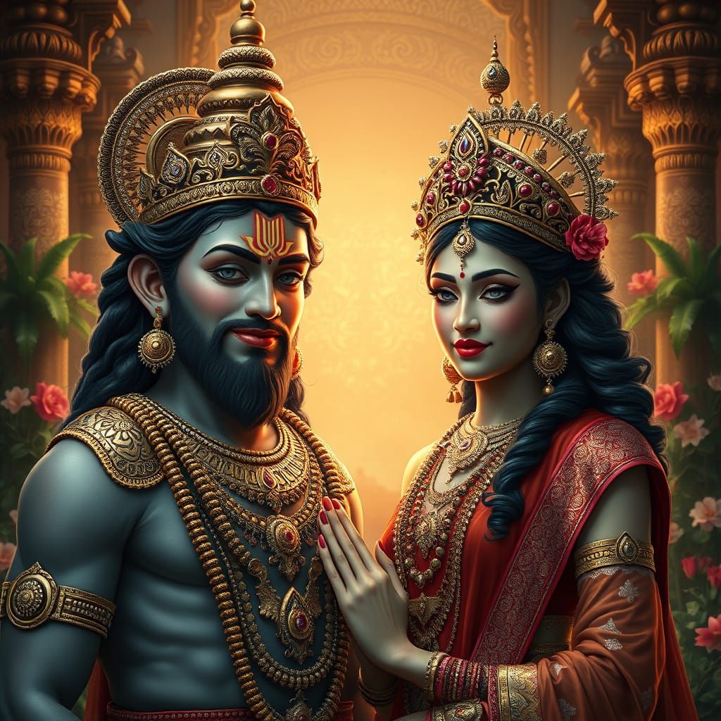 Gods of Love and Desire in Golden Indian Architecture