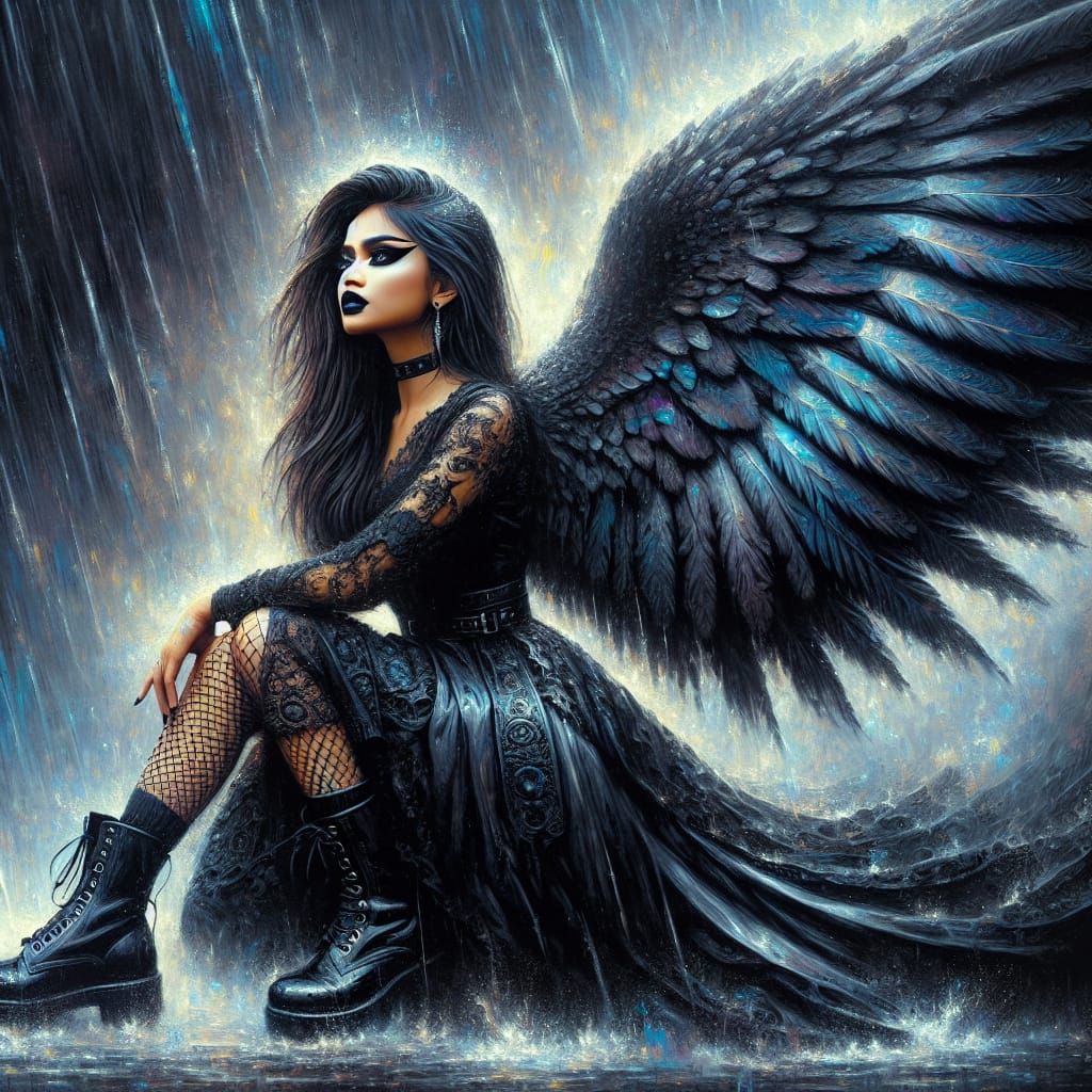 Vibrant, bold, beautiful, hyperrealistic airbrushed oil pain...