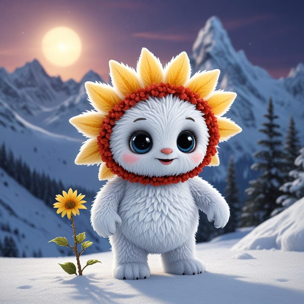 Delicate Flower Being Embarks on a Quest to Find the Elusive...