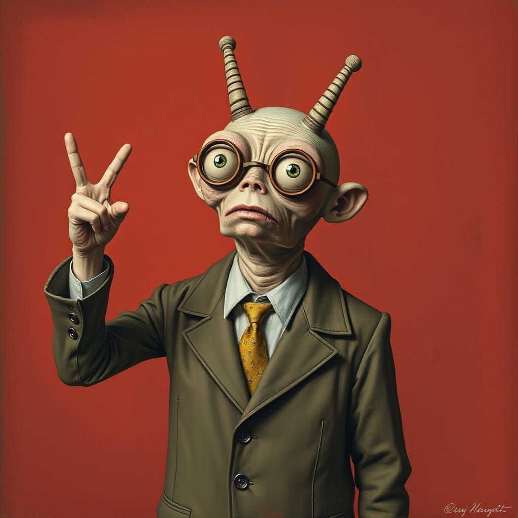 AI Interpretation of the Word Weird