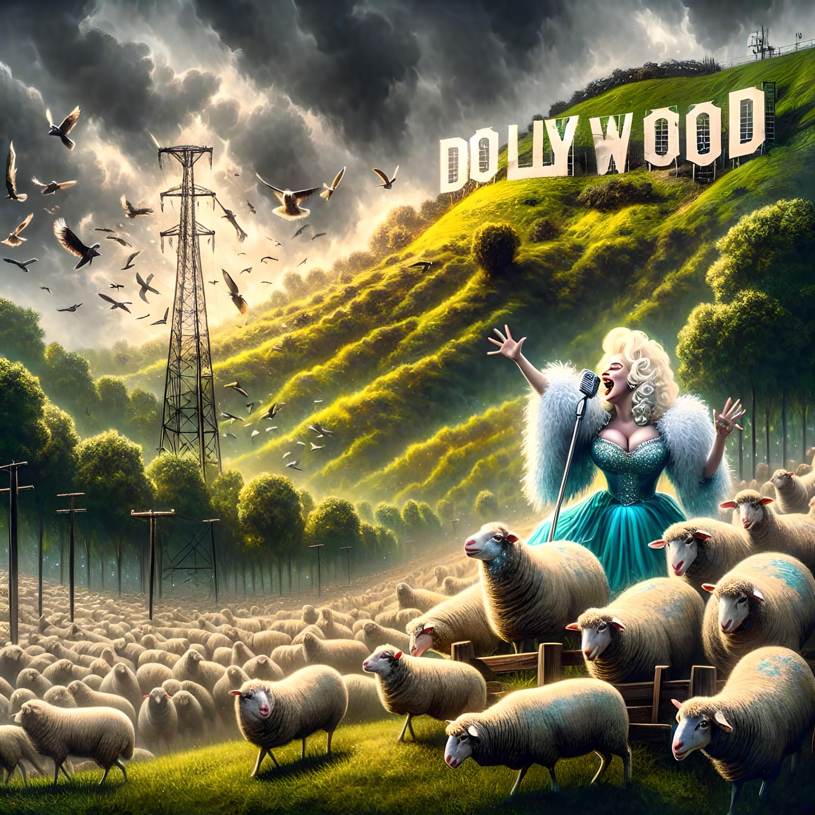 Dreaming Dollywood, where Dolly Parton sings for clones of D...