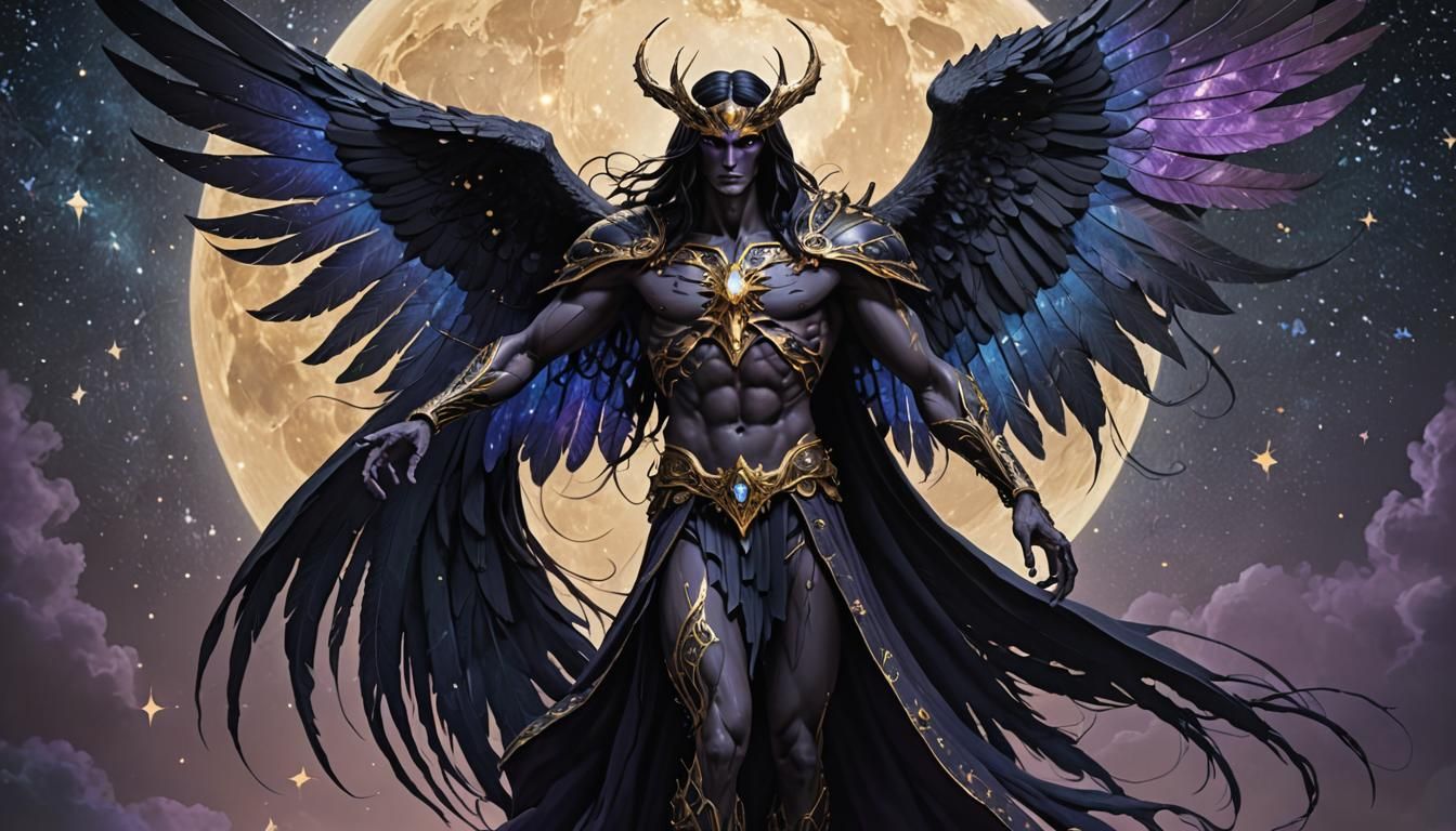 Thanatos: God of Death in the Night Sky