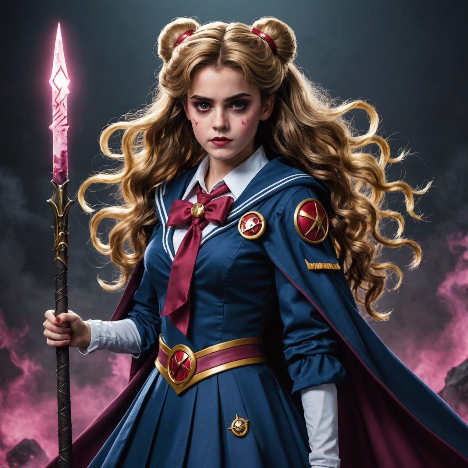 Hermione Granger as Zombie Sailor Moon