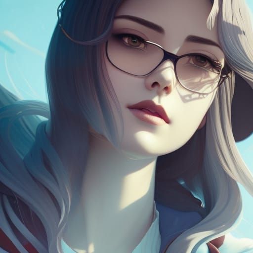 Detailed Portrait of a Woman in Digital Art Style