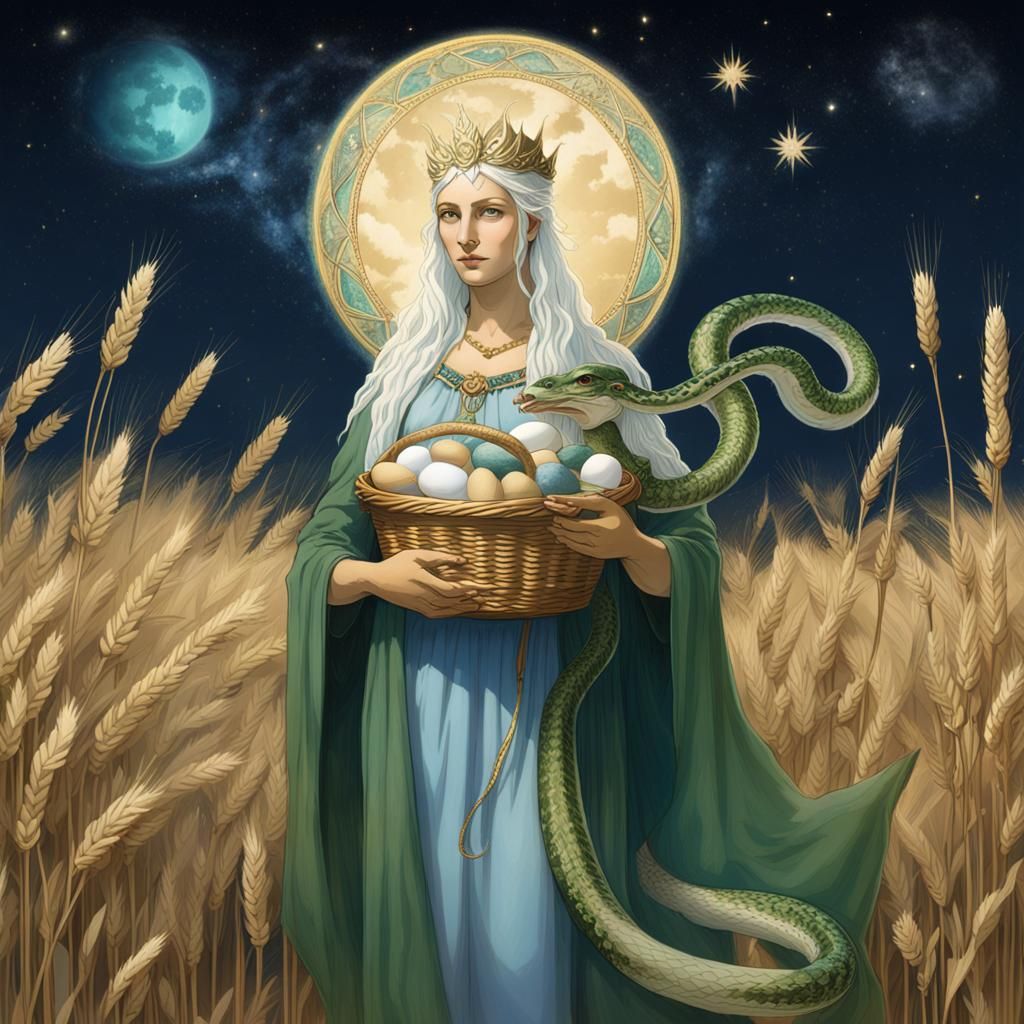 Sirona, Gaulish goddess of rebirth, fertility, and the underworld. She was one of the most widely-revered Celtic deities...
