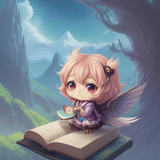 Chibi Owlkin Holifyre Reader