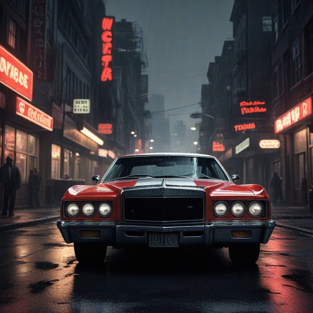 Cinematic Sin City World in Hyperrealistic HDR