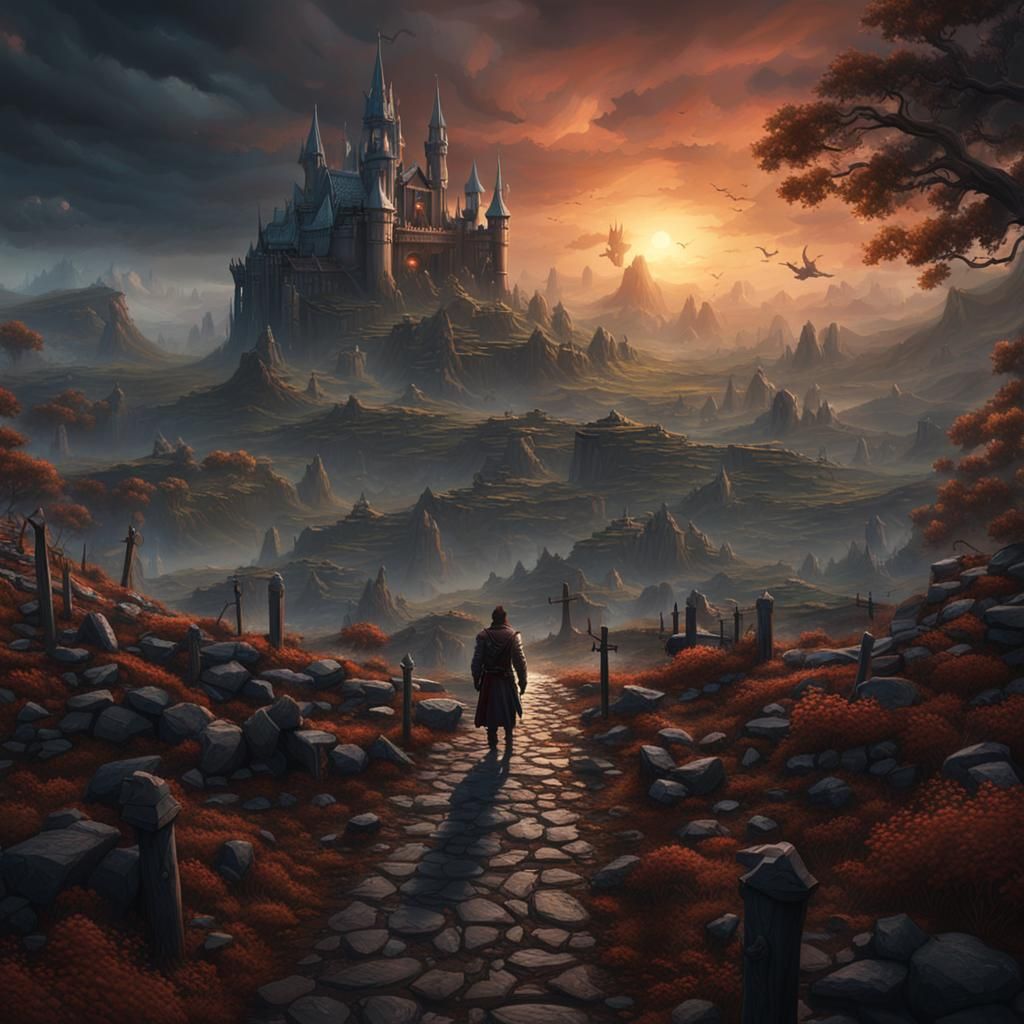 Detailed Matte Painting: Berserk at Work