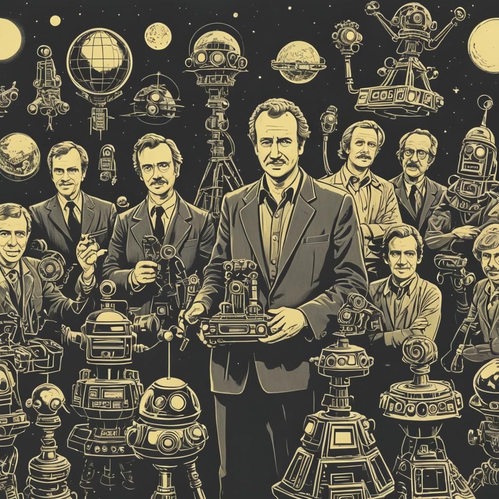 MST3K Inspired Scene in 1970s Style