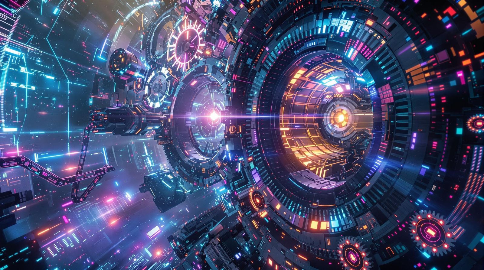 futuristic high tech