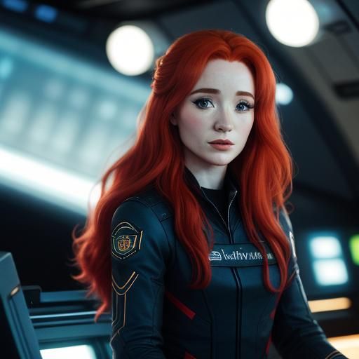 Niomi Wildman (Scarlett Pomers) in the Delta Flyer of the US...