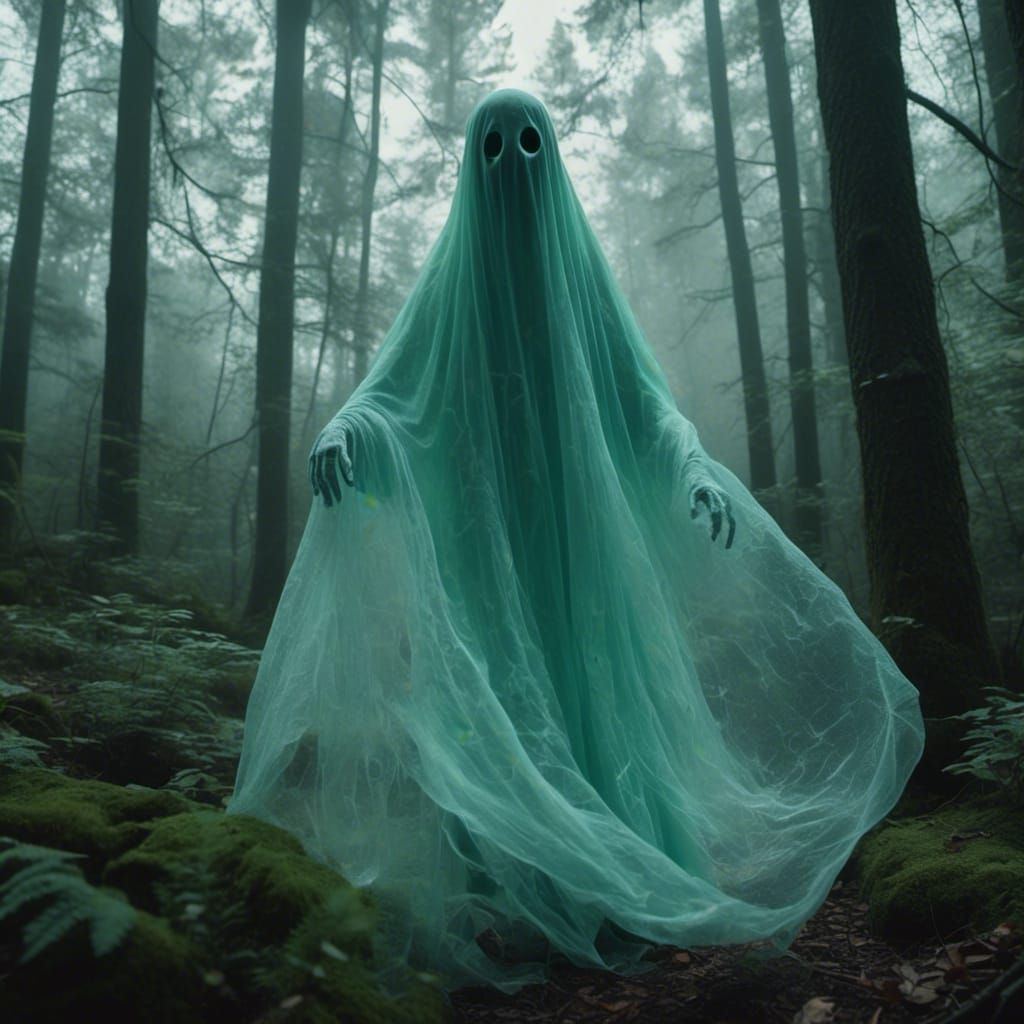 <lora:Ghost Entity:1.0> <lora:Alien Resin:1.0> eerie green s...