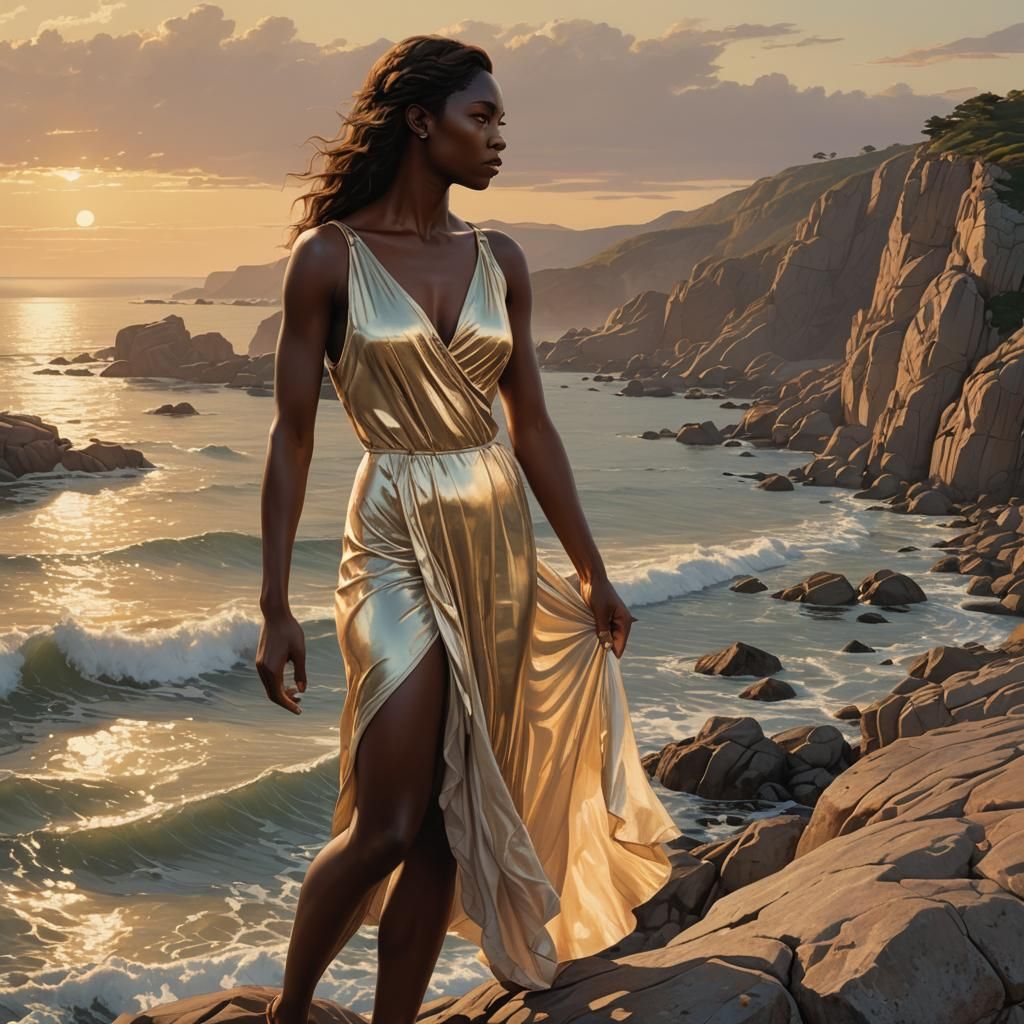 Stunning Photorealistic Digital Art of Venus as a Beautiful...