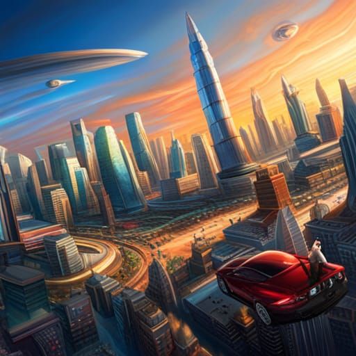 Women Fight Aliens in Cyberpunk Cityscape