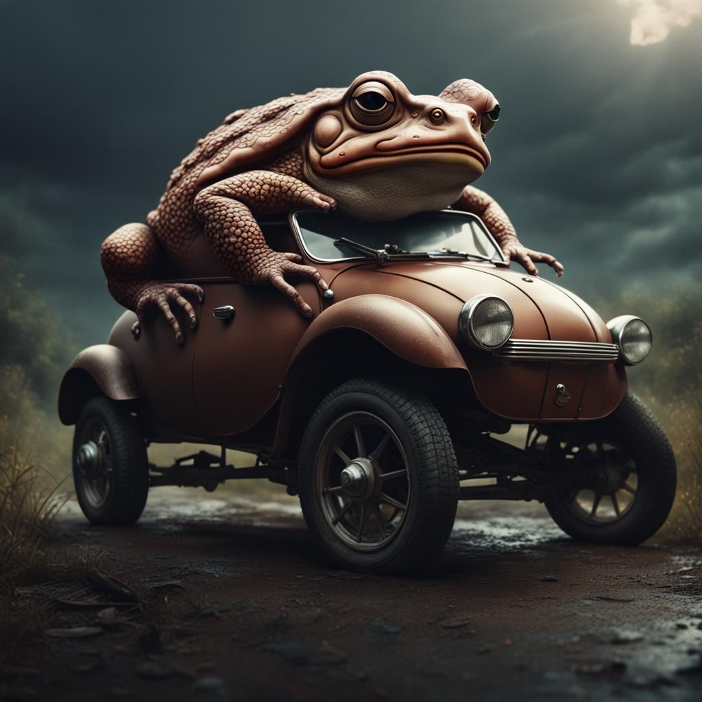 Oh no! My car got toad.