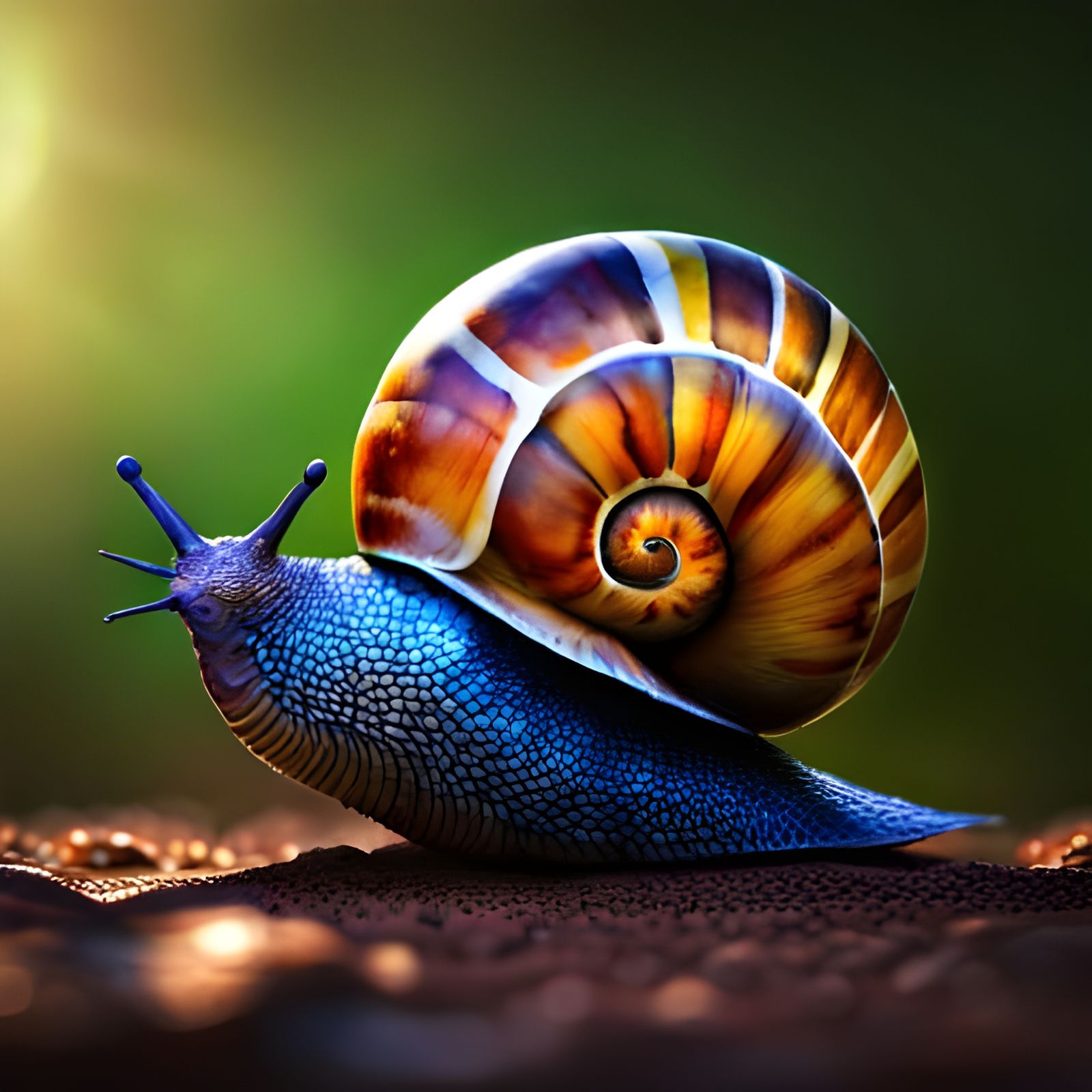 The Blue Belue Snail