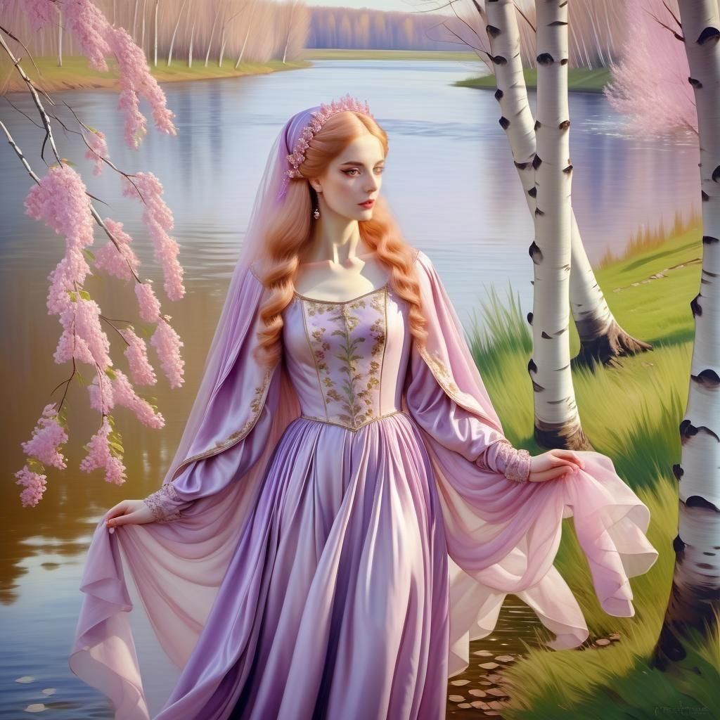 Tsarina Eudoxia in Spring: A Portrait