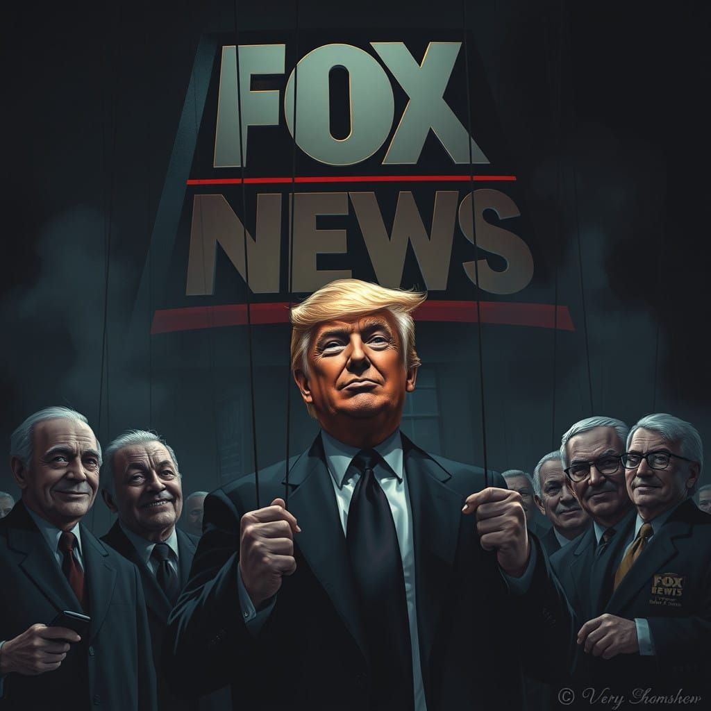 Powerful Men Manipulate Trump via Fox News in Dark, Ominous....